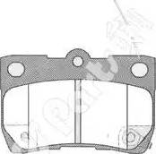 IPS Parts IBR-1298 - Kit de plaquettes de frein, frein à disque cwaw.fr