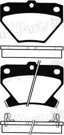 IPS Parts IBR-1203 - Kit de plaquettes de frein, frein à disque cwaw.fr