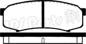 IPS Parts IBR-1210 - Kit de plaquettes de frein, frein à disque cwaw.fr