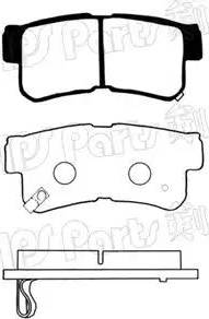 IPS Parts IBR-1H04 - Kit de plaquettes de frein, frein à disque cwaw.fr