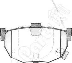 IPS Parts IBR-1H07 - Kit de plaquettes de frein, frein à disque cwaw.fr