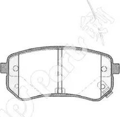 IPS Parts IBR-1K09 - Kit de plaquettes de frein, frein à disque cwaw.fr