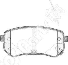 IPS Parts IBR-1K05 - Kit de plaquettes de frein, frein à disque cwaw.fr