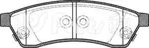 IPS Parts IBR-1W03 - Kit de plaquettes de frein, frein à disque cwaw.fr