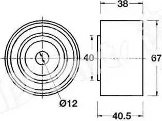 IPS Parts ITB-6908 - Tendeur de courroie, courroie de distribution cwaw.fr