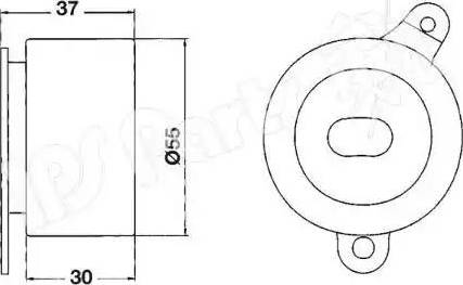 IPS Parts ITB-6415 - Tendeur de courroie, courroie de distribution cwaw.fr