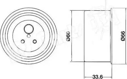 IPS Parts ITB-6519 - Tendeur de courroie, courroie de distribution cwaw.fr