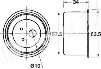 IPS Parts ITB-6515 - Tendeur de courroie, courroie de distribution cwaw.fr