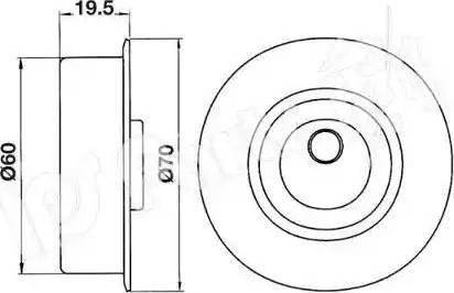 IPS Parts ITB-6518 - Tendeur de courroie, courroie de distribution cwaw.fr