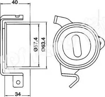 IPS Parts ITB-6512 - Tendeur de courroie, courroie de distribution cwaw.fr