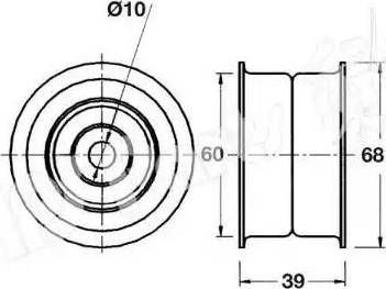 IPS Parts ITB-6517 - Tendeur de courroie, courroie de distribution cwaw.fr