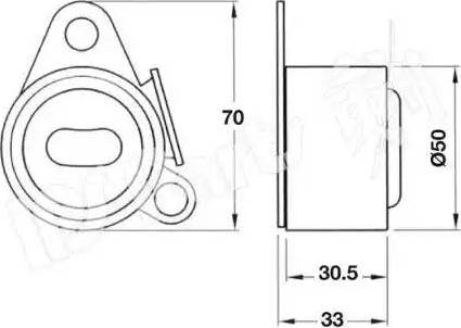 IPS Parts ITB-6536 - Tendeur de courroie, courroie de distribution cwaw.fr