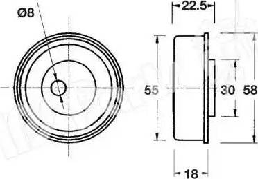 IPS Parts ITB-6531 - Tendeur de courroie, courroie de distribution cwaw.fr