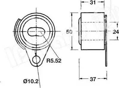 IPS Parts ITB-6525 - Tendeur de courroie, courroie de distribution cwaw.fr