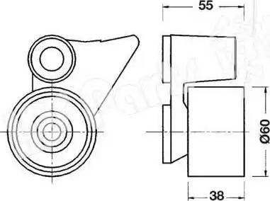 IPS Parts ITB-6520 - Tendeur de courroie, courroie de distribution cwaw.fr