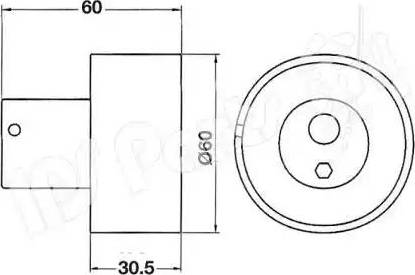 IPS Parts ITB-6104 - Tendeur de courroie, courroie de distribution cwaw.fr