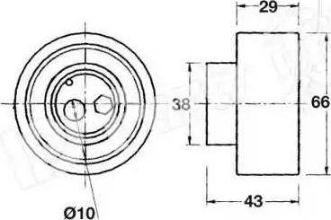 IPS Parts ITB-6103 - Tendeur de courroie, courroie de distribution cwaw.fr