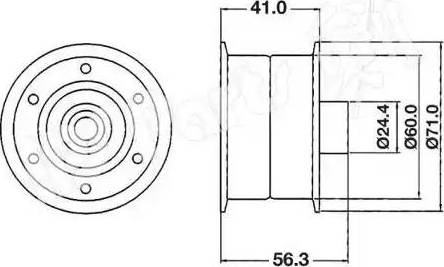 IPS Parts ITB-6114 - Tendeur de courroie, courroie de distribution cwaw.fr