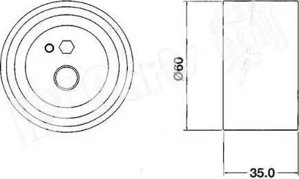 IPS Parts ITB-6112 - Tendeur de courroie, courroie de distribution cwaw.fr