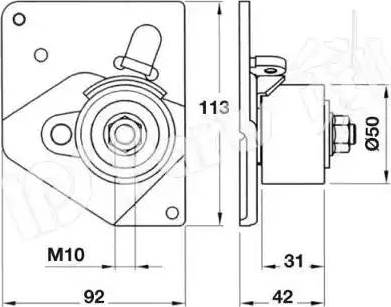 IPS Parts ITB-6124 - Tendeur de courroie, courroie de distribution cwaw.fr