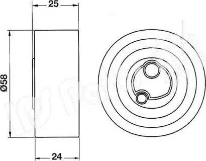 IPS Parts ITB-6800 - Tendeur de courroie, courroie de distribution cwaw.fr