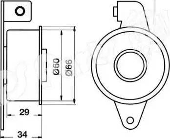 IPS Parts ITB-6340 - Tendeur de courroie, courroie de distribution cwaw.fr