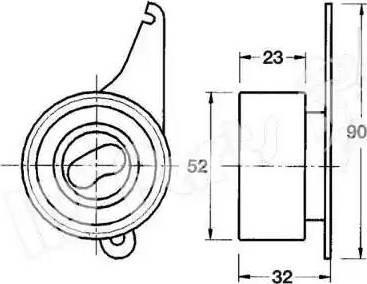 IPS Parts ITB-6303 - Tendeur de courroie, courroie de distribution cwaw.fr