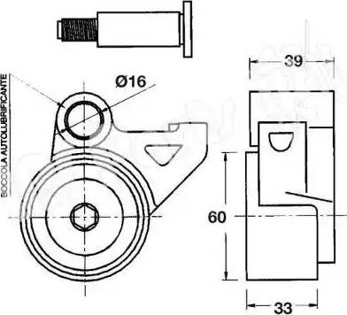 IPS Parts ITB-6314 - Tendeur de courroie, courroie de distribution cwaw.fr