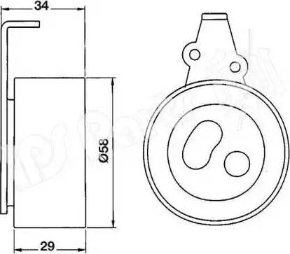 IPS Parts ITB-6310 - Tendeur de courroie, courroie de distribution cwaw.fr