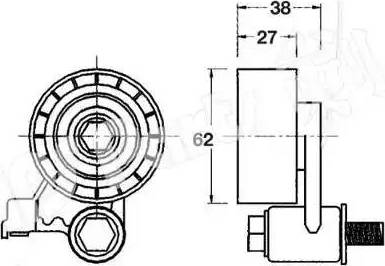 IPS Parts ITB-6329 - Tendeur de courroie, courroie de distribution cwaw.fr