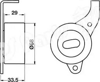 IPS Parts ITB-6244 - Tendeur de courroie, courroie de distribution cwaw.fr