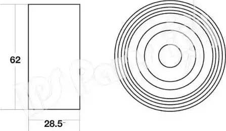 IPS Parts ITB-6241 - Tendeur de courroie, courroie de distribution cwaw.fr