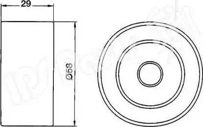 IPS Parts ITB-6206 - Tendeur de courroie, courroie de distribution cwaw.fr