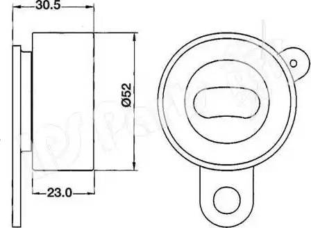 IPS Parts ITB-6208 - Tendeur de courroie, courroie de distribution cwaw.fr