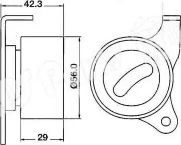 IPS Parts ITB-6215 - Tendeur de courroie, courroie de distribution cwaw.fr