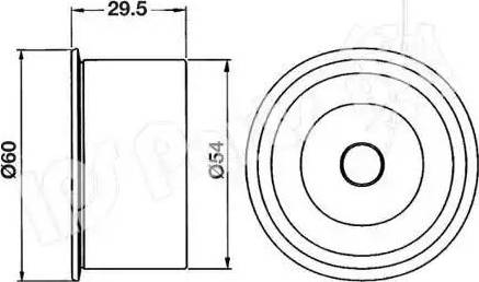 IPS Parts ITB-6216 - Tendeur de courroie, courroie de distribution cwaw.fr