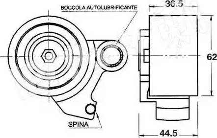 IPS Parts ITB-6212 - Tendeur de courroie, courroie de distribution cwaw.fr