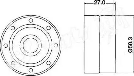 IPS Parts ITB-6230 - Tendeur de courroie, courroie de distribution cwaw.fr