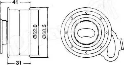 IPS Parts ITB-6224 - Tendeur de courroie, courroie de distribution cwaw.fr