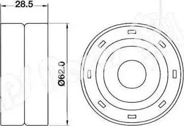 IPS Parts ITB-6225 - Tendeur de courroie, courroie de distribution cwaw.fr