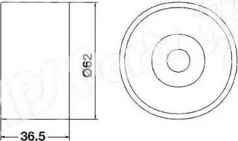 IPS Parts ITB-6223 - Tendeur de courroie, courroie de distribution cwaw.fr