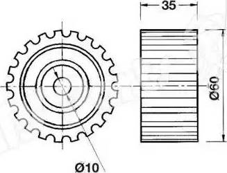 IPS Parts ITB-6702 - Tendeur de courroie, courroie de distribution cwaw.fr