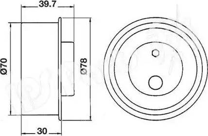 IPS Parts ITB-6H03 - Tendeur de courroie, courroie de distribution cwaw.fr