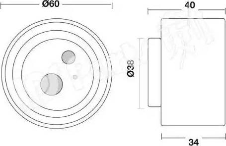 IPS Parts ITB-6K09 - Tendeur de courroie, courroie de distribution cwaw.fr