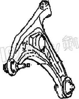 IPS Parts ITR-102227 - Bras de liaison, suspension de roue cwaw.fr