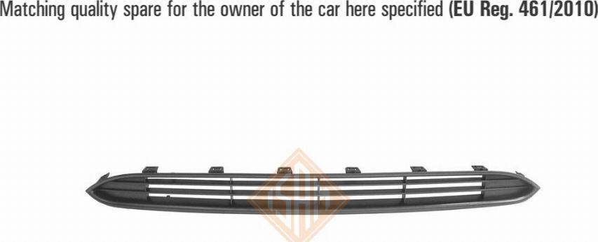 Isam 0138707 - Grille de ventilation, pare-chocs cwaw.fr