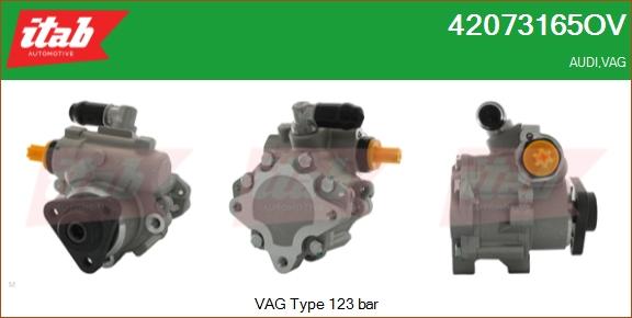 ITAB AUTOMOTIVE 42073165OV - Pompe hydraulique, direction cwaw.fr