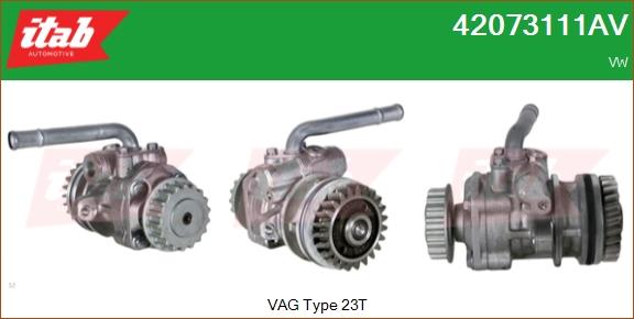 ITAB AUTOMOTIVE 42073111AV - Pompe hydraulique, direction cwaw.fr