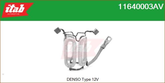 ITAB AUTOMOTIVE 11640003AV - Inducteur, démarreur cwaw.fr