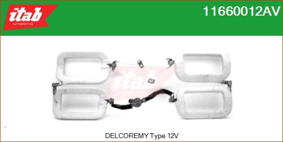 ITAB AUTOMOTIVE 11660012AV - Inducteur, démarreur cwaw.fr